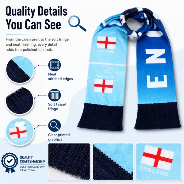 ENG_Glory_Fan_Scarf_??Lightweight_All-Season_Wear