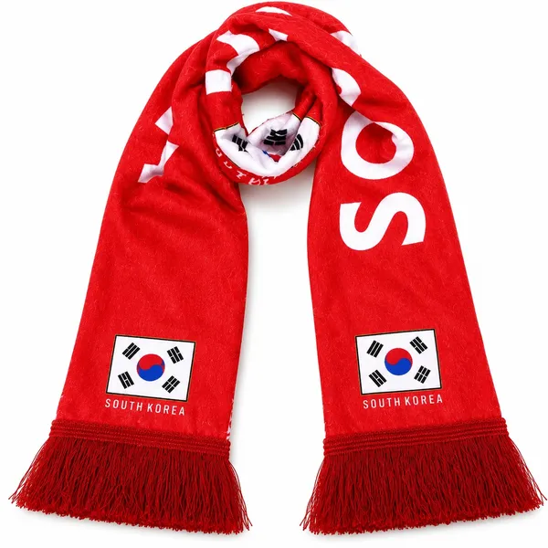 Korea_Spirit_Match_Scarf_??Premium_Red_Football_Fan_Scarf_for_Game_Day