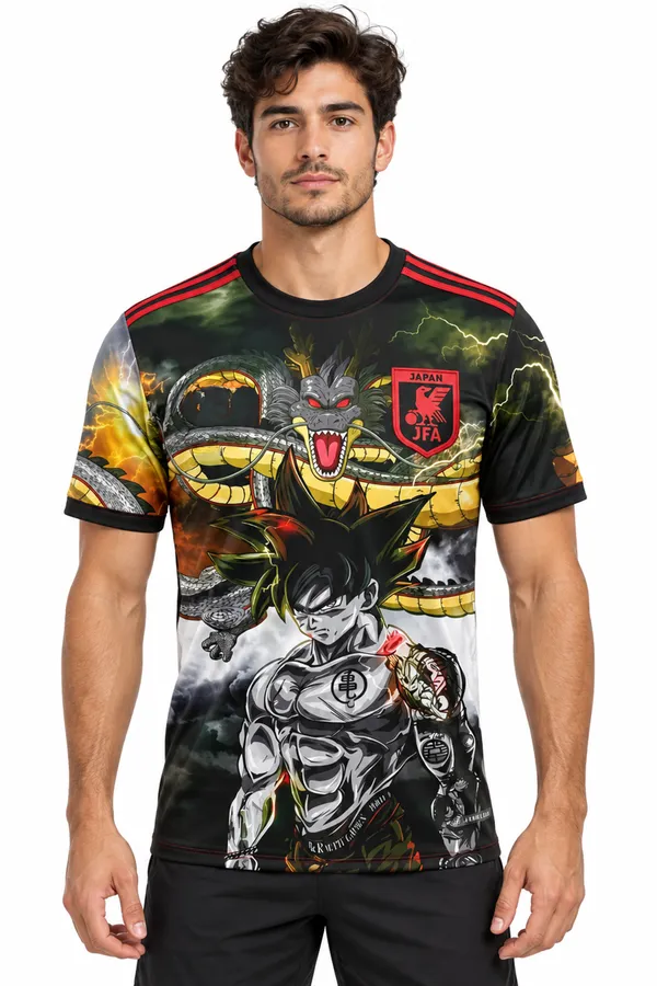 JPN_Dragon_Ball_Z_Goku_Soccer_Solid_Jersey_2025/2026
