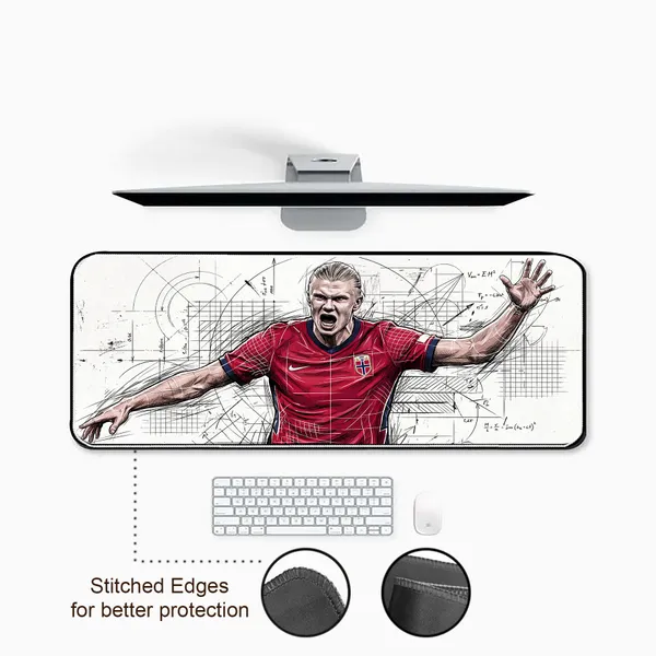 Haaland_Norway_Power_Striker_Gaming_Desk_Mat