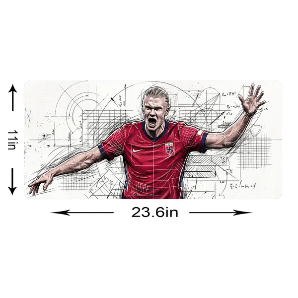 Haaland_Norway_Power_Striker_Gaming_Desk_Mat