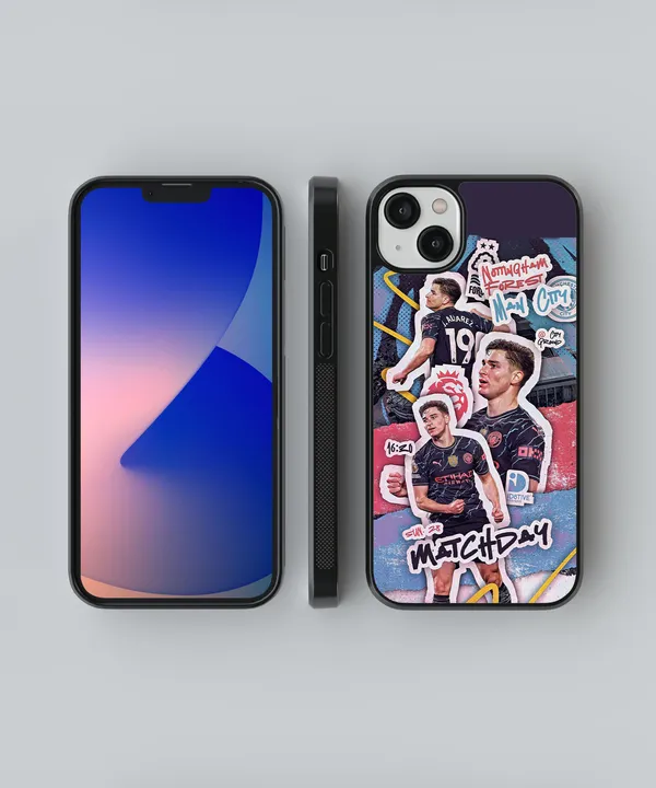 JuliN_Alvarez_Man_City_Glossy_Metal_Tpu_Case