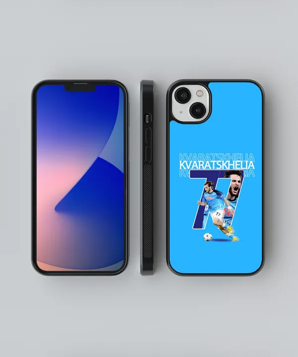 Khvicha_Kvaradona_Kvaratskhelia_Glossy_Metal_Tpu_Case