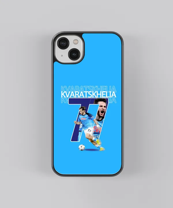 Khvicha_Kvaradona_Kvaratskhelia_Glossy_Metal_Tpu_Case