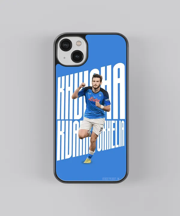 Khvicha_Kvaratskhelia_Glossy_Metal_Tpu_Case