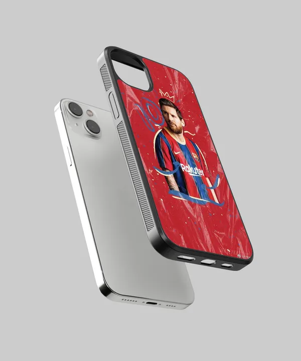 King_Messi_#10_Glossy_Metal_Tpu_Case