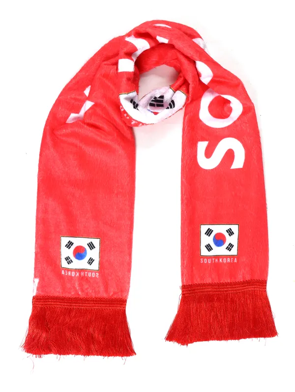 Korea_Spirit_Match_Scarf_??Premium_Red_Football_Fan_Scarf_for_Game_Day