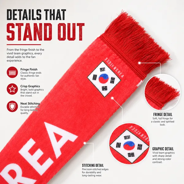 Korea_Spirit_Match_Scarf_??Premium_Red_Football_Fan_Scarf_for_Game_Day