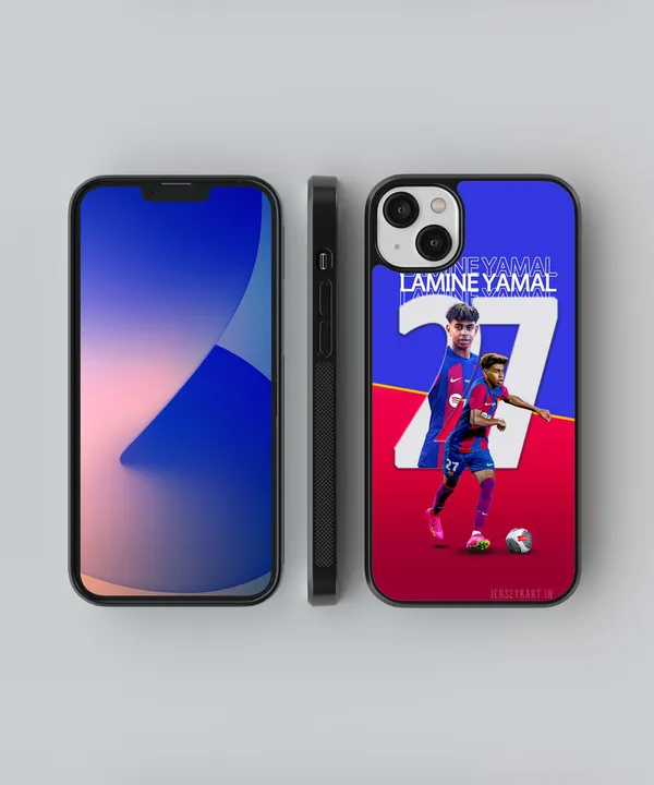 Lamine_Yamal_#27_Glossy_Metal_Tpu_Case