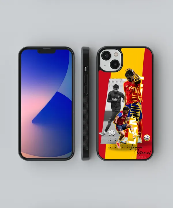 Red_&_Yellow_Lamine_Yamal_Glossy_Metal_Tpu_Case