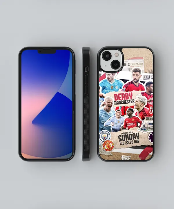 Man_City_Vs_Man_United_Glossy_Metal_Tpu_Case