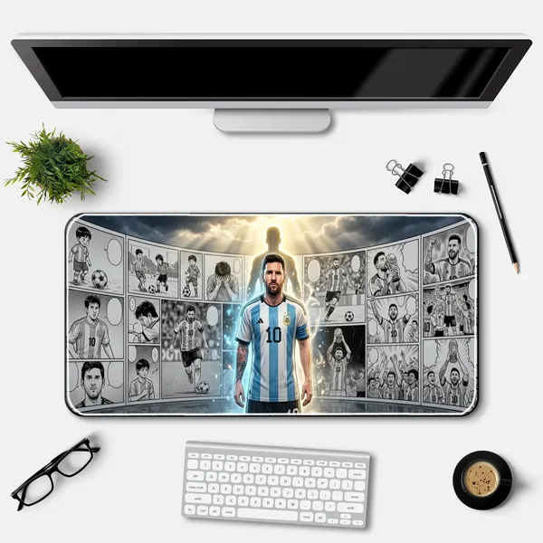 Messi_10_Comic_Chronicle_Desk_Mat