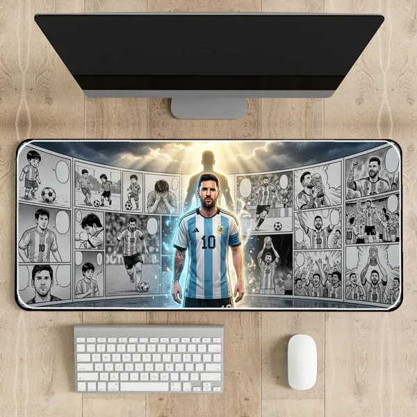 Messi_10_Comic_Chronicle_Desk_Mat
