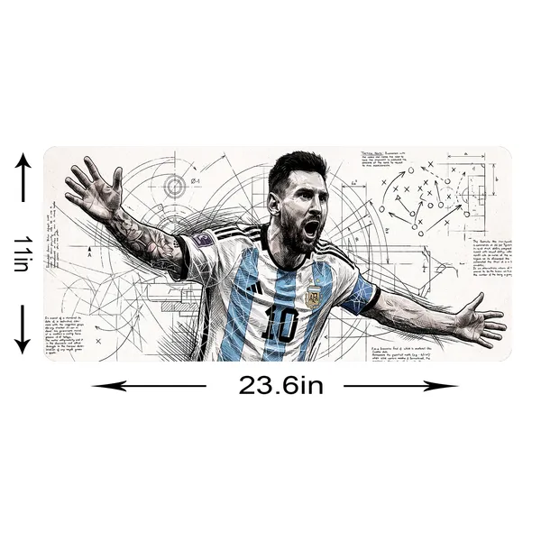 Messi_Champion_Celebration_Extended_Desk_Mat