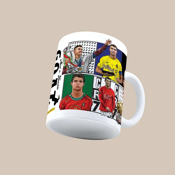 Messi_vs_Ronaldo_GOAT_Football_Moments_3D_Doodle_Art_Mug