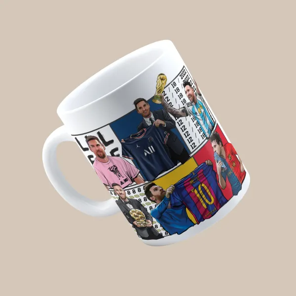 Messi_vs_Ronaldo_GOAT_Football_Moments_3D_Doodle_Art_Mug