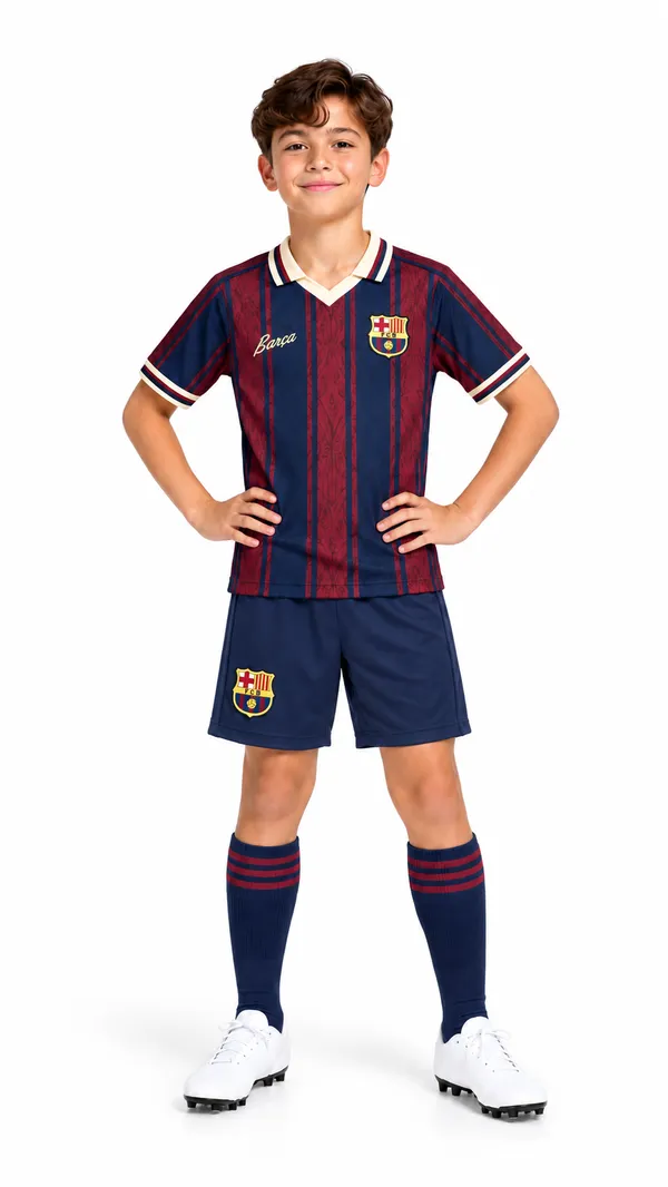 Barca_125th_Anniversary_Kids_Jersey_2025/26