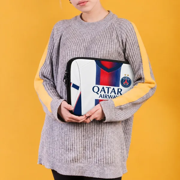 PSG_Away_Jersey_to_Sleeve™_–_Custom_Football_Jersey_Laptop_Sleeve