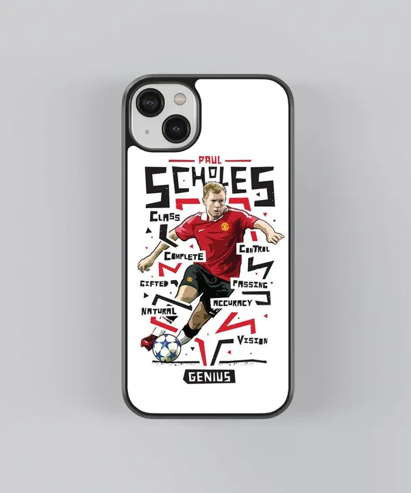 Paul_Scholes_Glossy_Metal_Tpu_Case