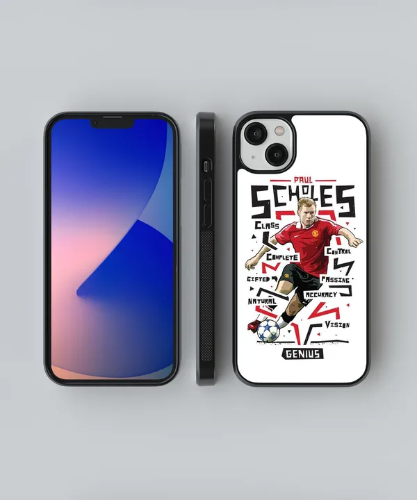 Paul_Scholes_Glossy_Metal_Tpu_Case