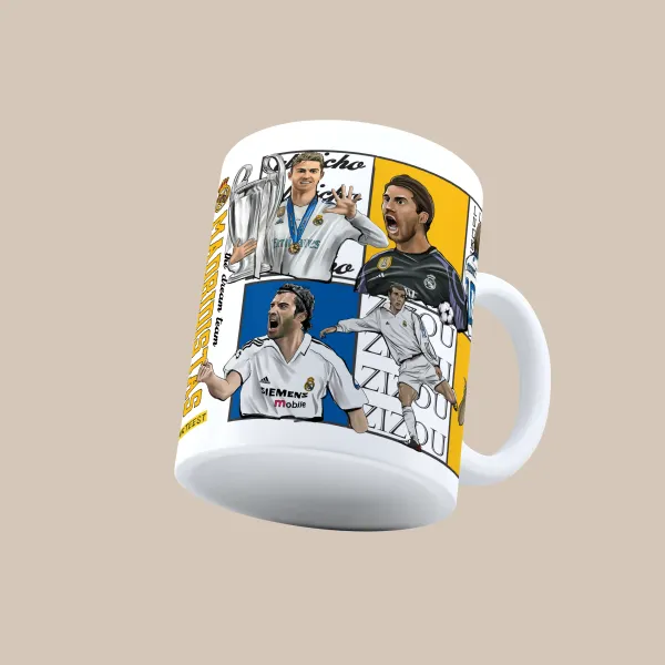 RMA_FC_Dream_Team_Legends_3D_Doodle_Art_Mug