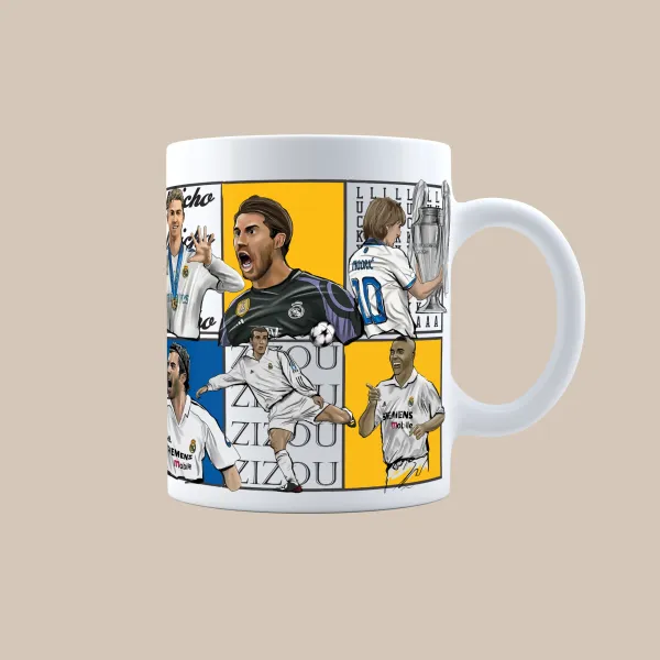 RMA_FC_Dream_Team_Legends_3D_Doodle_Art_Mug