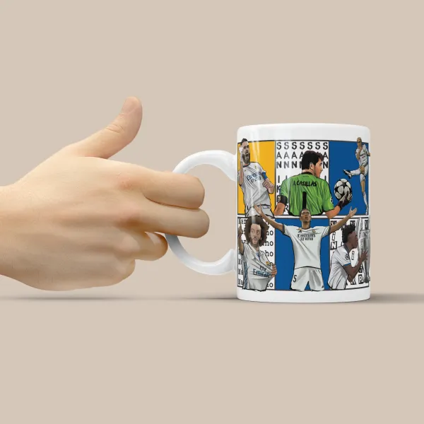 RMA_FC_Dream_Team_Legends_3D_Doodle_Art_Mug