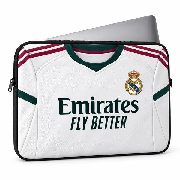 RMA_Home_Jersey_to_Sleeve™_–_Custom_Football_Jersey_Laptop_Sleeve