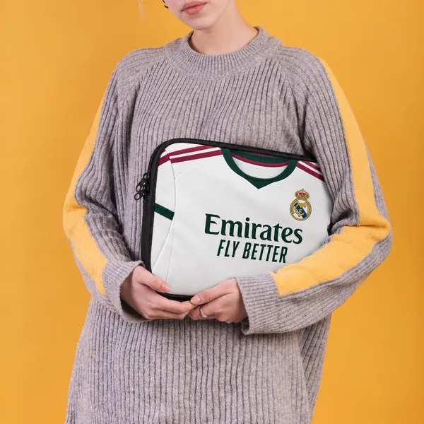RMA_Home_Jersey_to_Sleeve™_–_Custom_Football_Jersey_Laptop_Sleeve