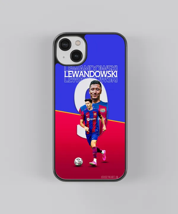 Robert_Lewandowski_#9_Glossy_Metal_Tpu_Case