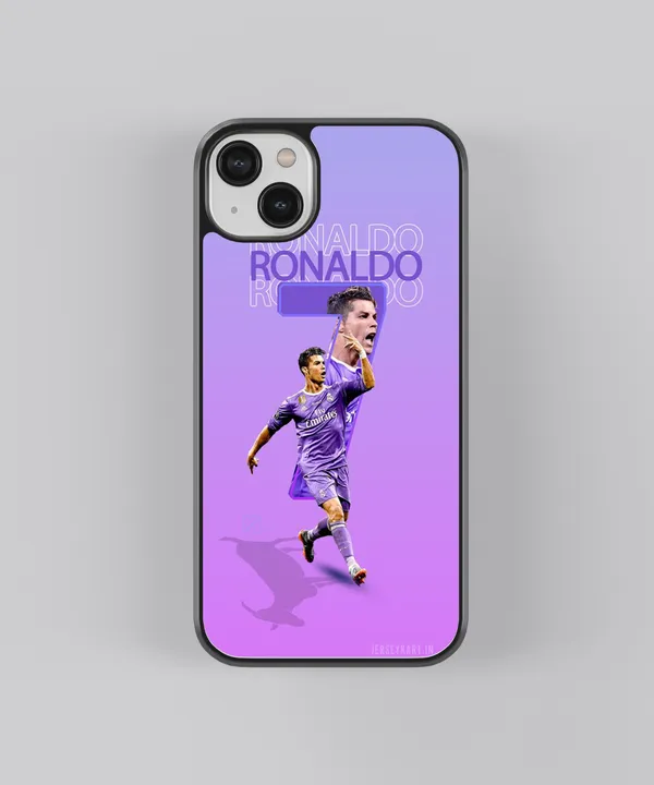 Ronaldo_#7_Glossy_Metal_Tpu_Case