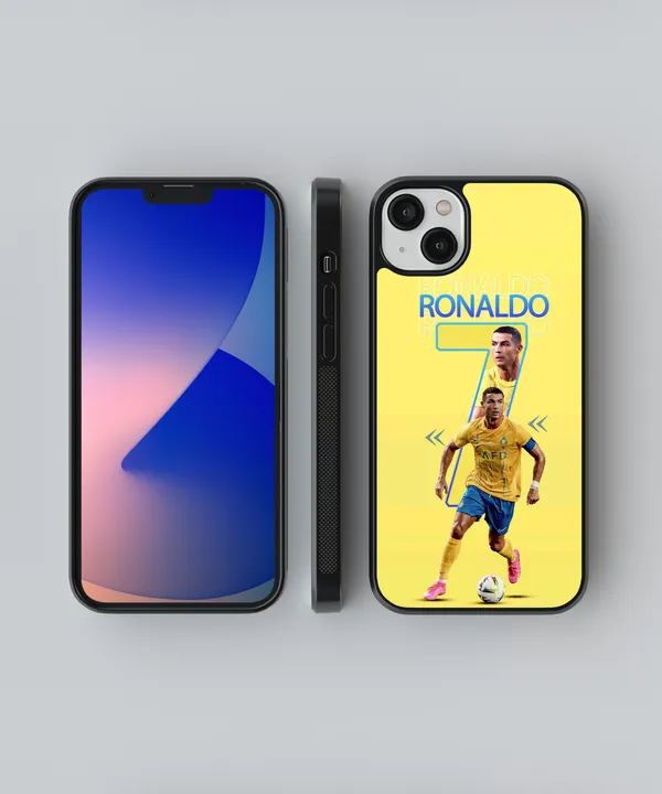 Yellow_Ronaldo_#7_Glossy_Metal_Tpu_Case