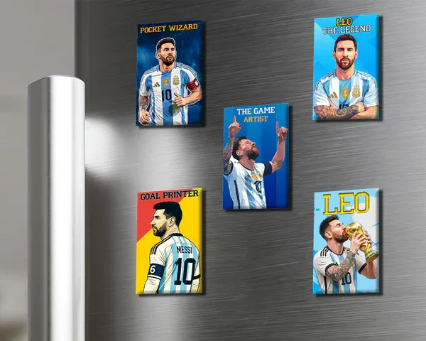 The_GOAT_Series_?_Leo_Fridge_Magnets_Pack_of_5