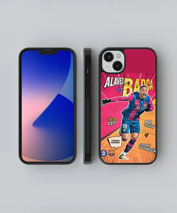 The_Nation_Of_Blaugrana,_La_Liga_Glossy_Metal_Tpu_Case