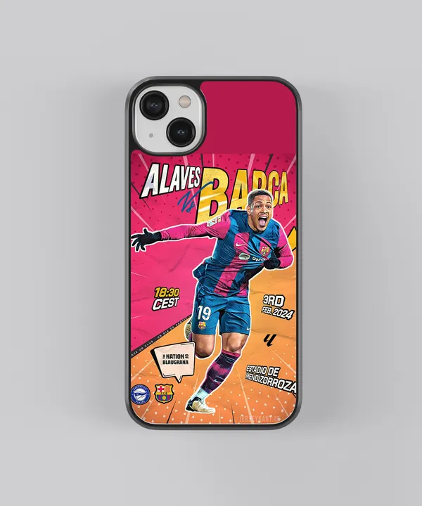 The_Nation_Of_Blaugrana,_La_Liga_Glossy_Metal_Tpu_Case
