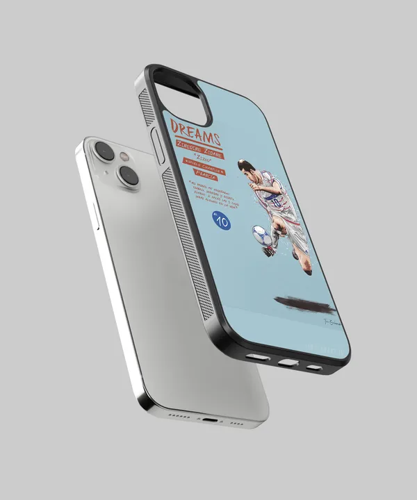 Zinedine_Zidane_#10_Glossy_Metal_Tpu_Case