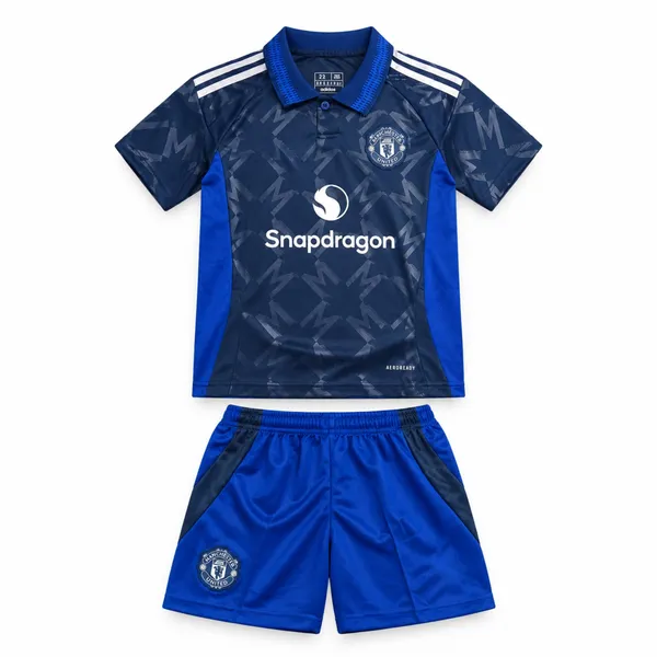 JERSEYKART MNU Away Soccer Kids Jersey 2024/25