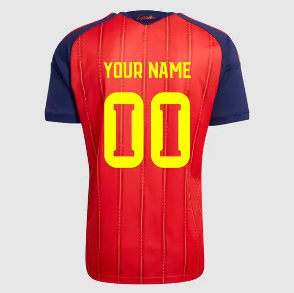 JERSEYKART Customized SPN Home Soccer Jersey World Cup 2026