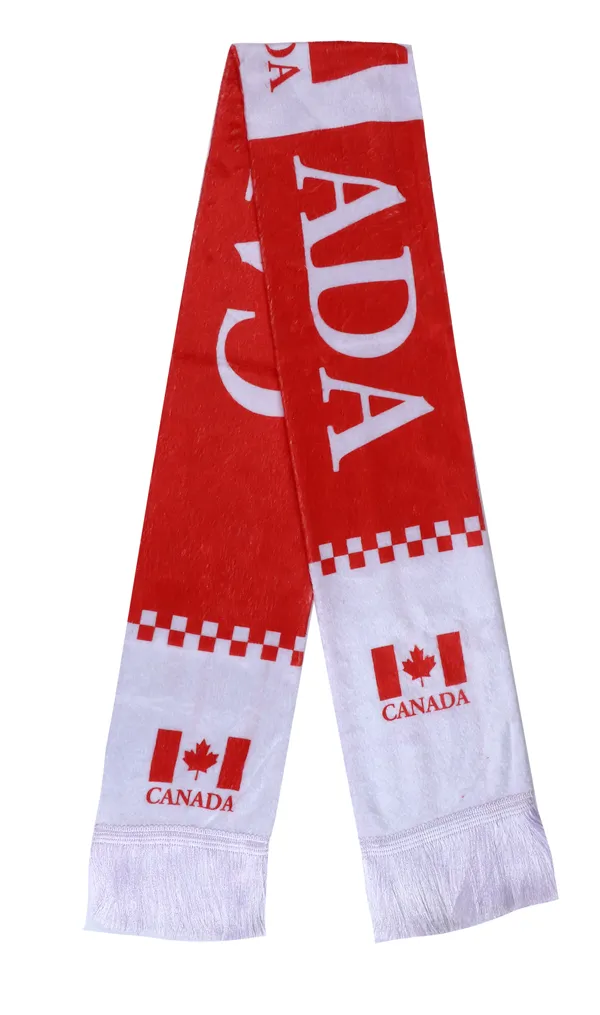 Canada_Red_&_White_Knit_Scarf_??Unisex_Winter_Accessory