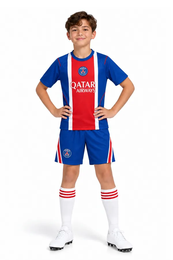 PSG_Home_Kids_Set_Soccer_Solid_2026/27