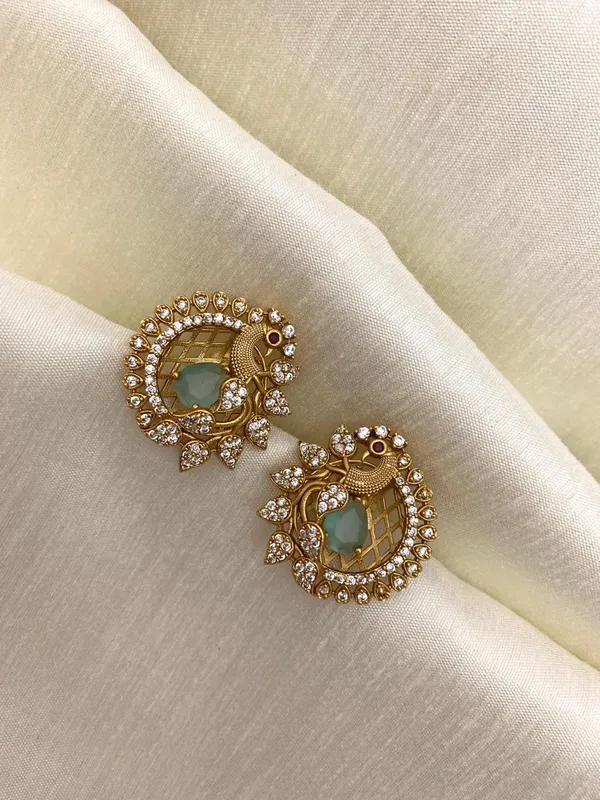 Latest_Peacock_designed_Ear_stud