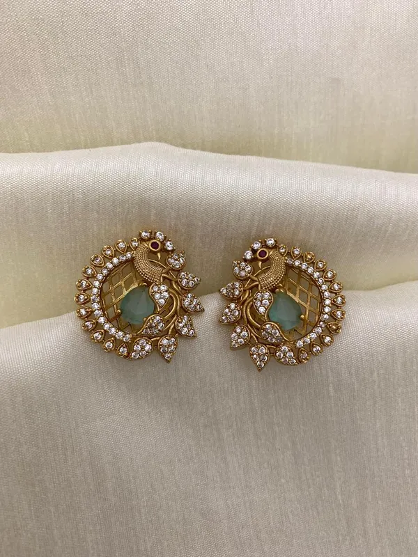 Latest_Peacock_designed_Ear_stud