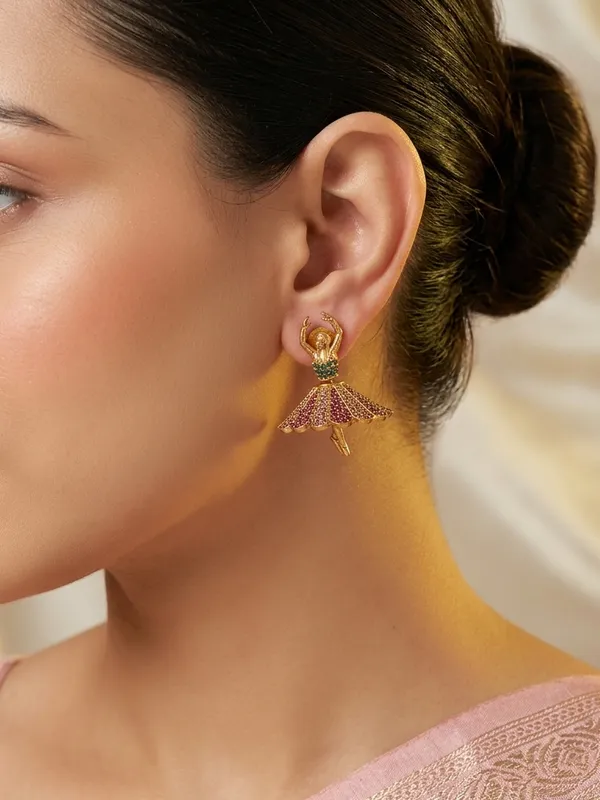 Latest_Dancing_Doll_Matte_finish_Earring