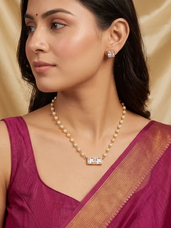 Latest_Double_stone_Ad_pendant_with_single_line_Pearl_Mala_set