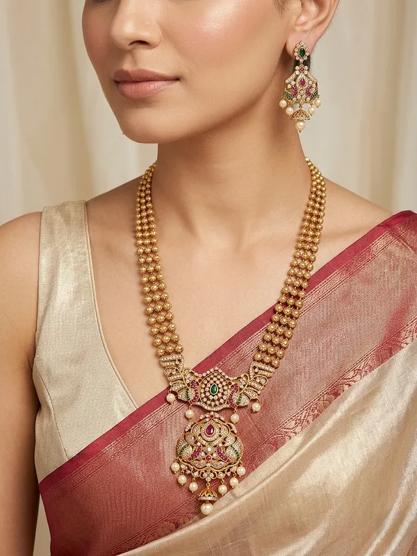 NANDHINI_ANTIQUE_LONG_HARAM