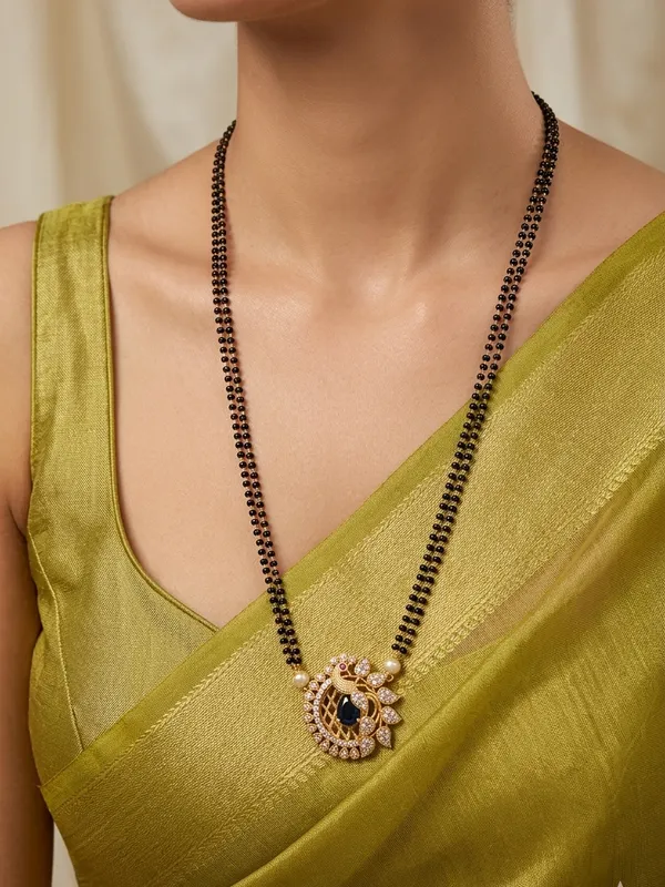 Casual_wear_Peacock_design_Mangalsutra