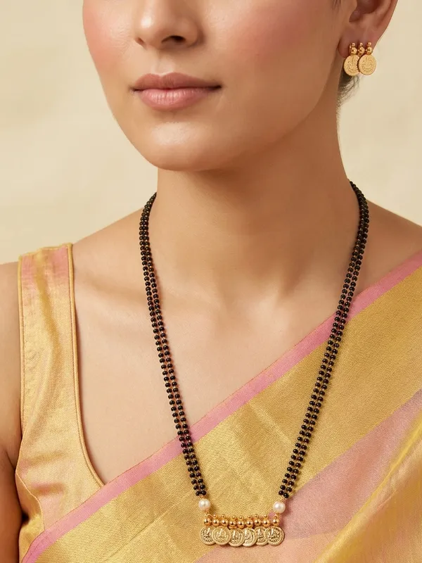 coin pendant mangalsutra
