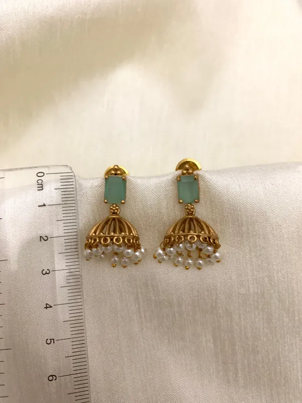 Ethnic_Kemp_Design_Pearl_Jhumkas_For_Kids_/_Women
