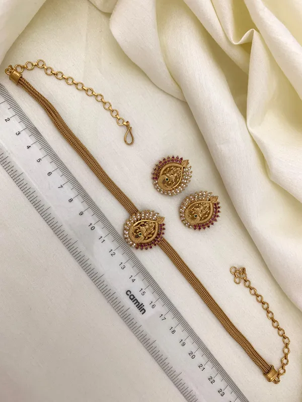 Ethnic_Radha_krishna_chain_style_Necklace_set