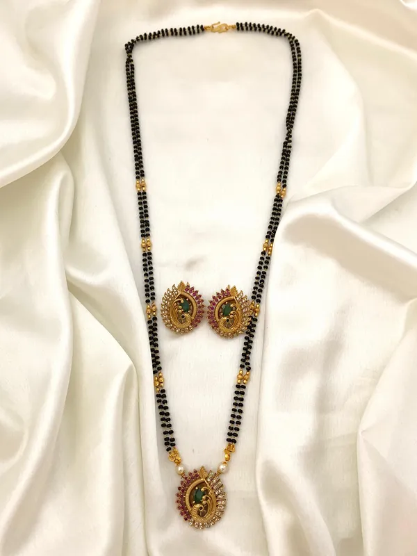 AZBA_MANGALSUTRA_WITH_EARRING(24_INCHES)